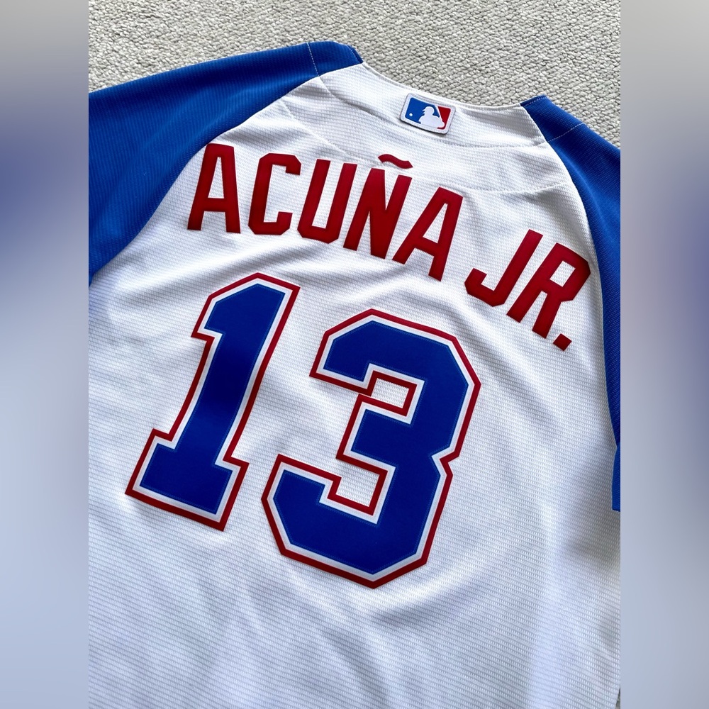 Nike Atlanta Braves City Connect Ronald Acuña Jr Limited Edition Baseball Jersey - Picture 8 of 9